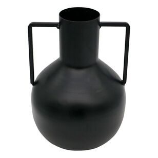 Ombre Home Kembali Small Urn Black 11 x 11 x 16 cm