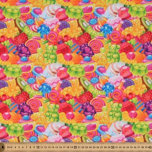 Lolly Mix Up 112 cm Cotton Fabric Multicoloured 112 cm