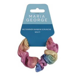 Maria George Shimmer Rainbow Scrunchie Multicoloured