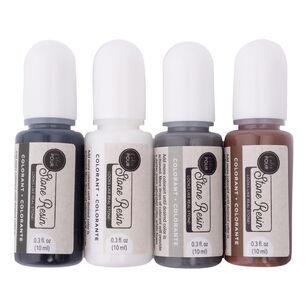 American Crafts Colour Pour Stone Resin Colourant 4 Pack Neutral