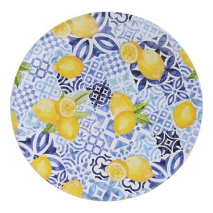 Culinary Co Amalfi Lemons Dinner Plate Multicoloured