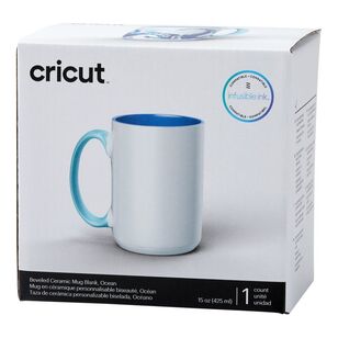 Cricut Beveled 425 mL Ceramic Mug Ocean