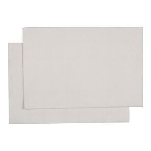 KOO Vera Placemat 2 Pack Silver 30 x 45 cm
