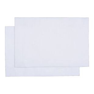 KOO Vera Placemat 2 Pack White 30 x 45 cm
