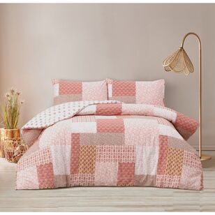 Brampton House Aurelia Quilt Cover Set Pink