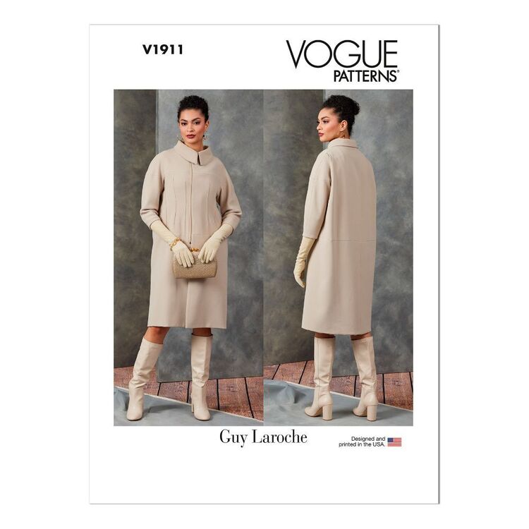 Vogue Sewing Pattern V1911 Misses' Coat
