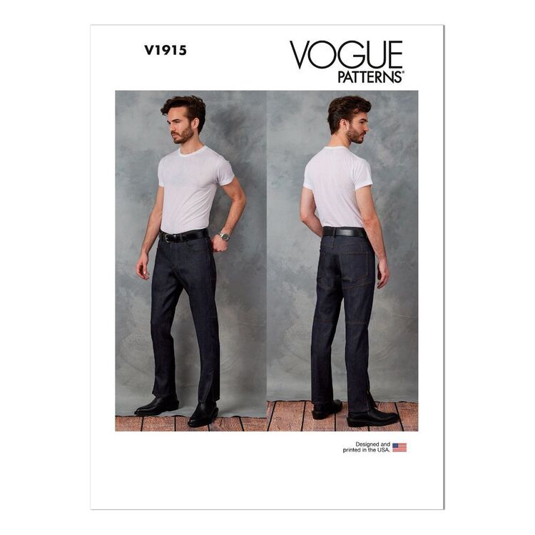 Vogue Sewing Pattern V1915 Men's Jeans