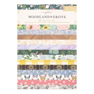 American Crafts Maggie Holmes Woodland Grove 6 x 8 in Paper Pad Multicoloured 6 x 8 in