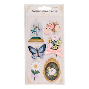 American Crafts Maggie Holmes Woodland Grove Layered Stickers Multicoloured