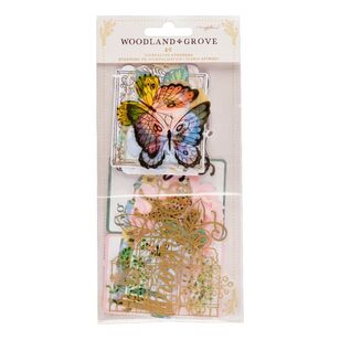 American Crafts Maggie Holmes Woodland Grove Journaling Ephemera Multicoloured