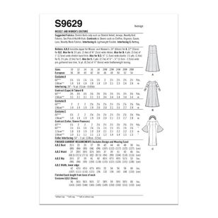 Simplicity Sewing Pattern S9629 Misses' and Women's Costume White