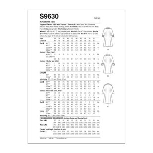 Simplicity Sewing Pattern S9630 Men's Costume Coats White