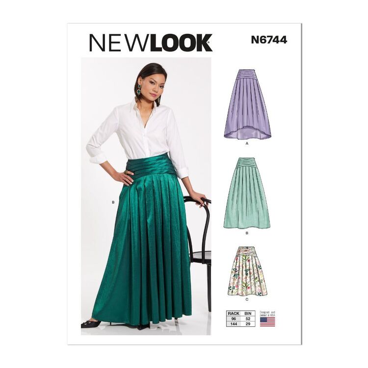 New Look Sewing Pattern N6744 Misses' Skirts
