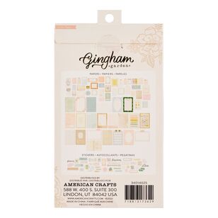 American Crafts Crate Paper Gingham Garden Paperie Pack Multicoloured