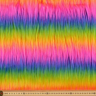 Pre Cut Faux Fur Fabric Neon | Spotlight Australia