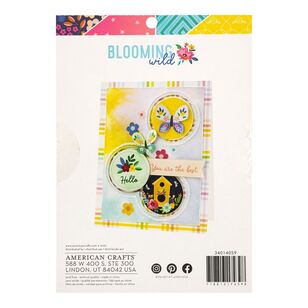American Crafts Paige Evans Blooming Wild 6 x 8.5 in Paper Pad Multicoloured 6 x 8.5 in