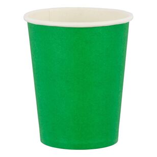 Spartys 270mL Paper Cup 16 Pack Emerald Green 270 mL