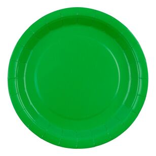 Spartys 23cm Paper Plate 16 Pack Emerald Green 23 cm