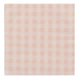 Spartys Gingham Paper Napkin 20 Pack Gingham