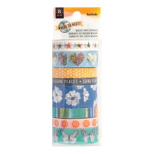 American Crafts Where To Next Washi Tape Multicoloured