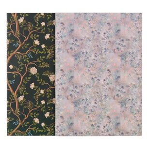 Francheville Dark Floral A4 Notebook 2 Pack Multicoloured A4