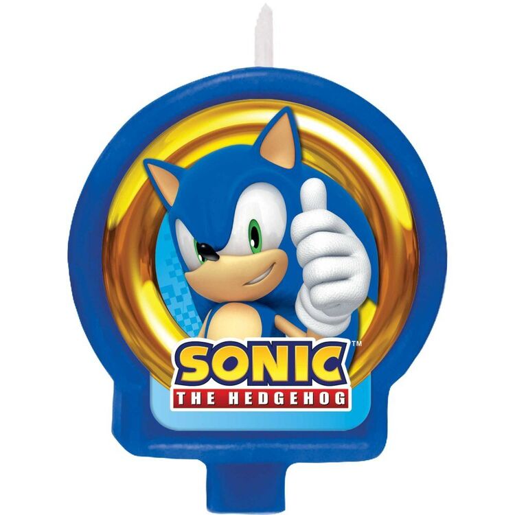 Paramount Pictures Sonic Birthday Candle