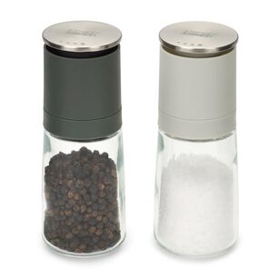Joseph Joseph Duo No-Spill Salt & Pepper Set Grey
