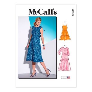 McCall's Sewing Pattern M8321 Misses' Dresses White