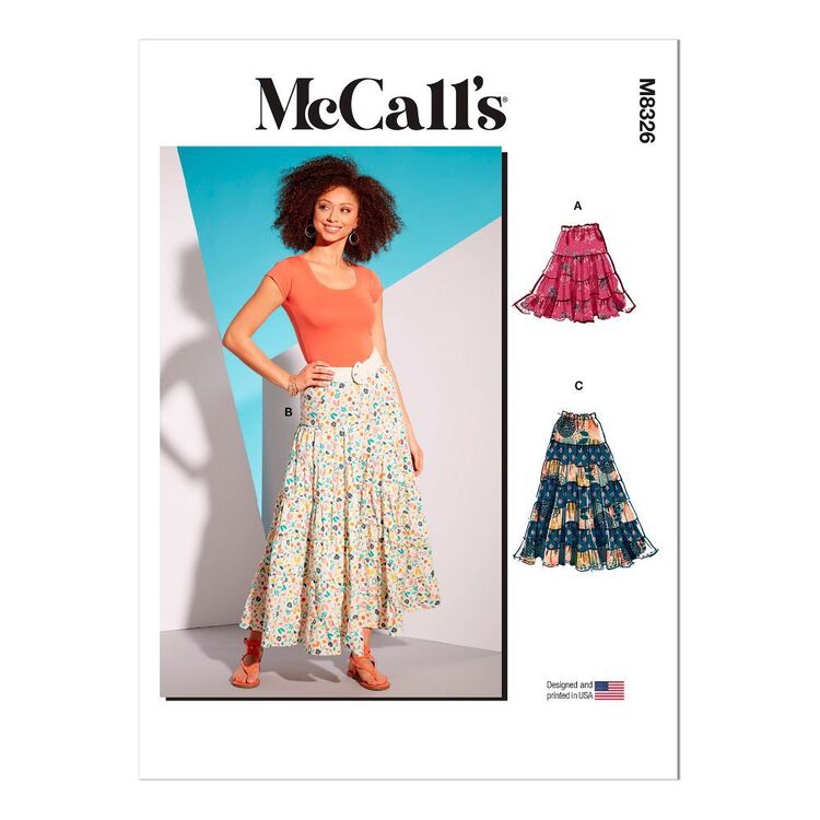 McCall's Sewing Pattern M8326 Misses' Skirts