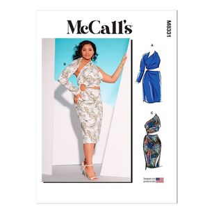 McCall's Sewing Pattern M8331 Women's Dresses White