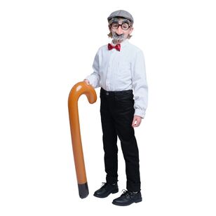 Spartys Old Man Kids Costume Multicoloured