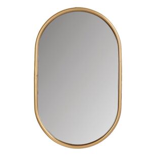 Ombre Home Sadie Oval Mirror Gold 28 x 2 x 45 cm