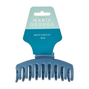 Maria George Matte Claw Clip Blue