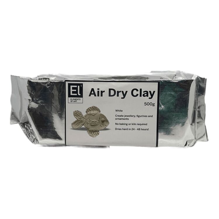 Elements Of Art 500 g Air Dry Clay White 500 g
