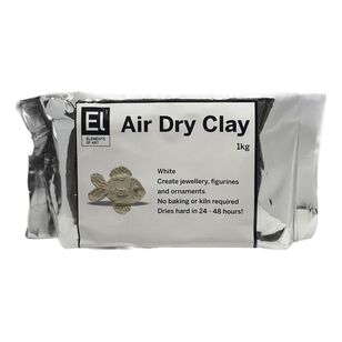 Elements Of Art 1 Kg Air Dry Clay White 1 kg