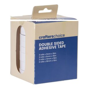 Crafters Choice Double Sided Adhesive Tape Tower Pack Clear