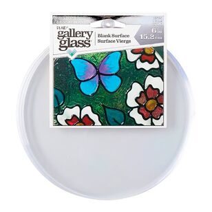 Plaid Gallery Glass Surfaces Circles 3 Pack Multicoloured 6 in