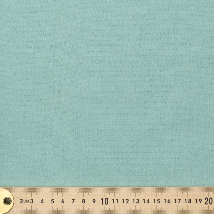Plain 112 cm Premium Cotton Flannelette Eggshell Blue 112 cm