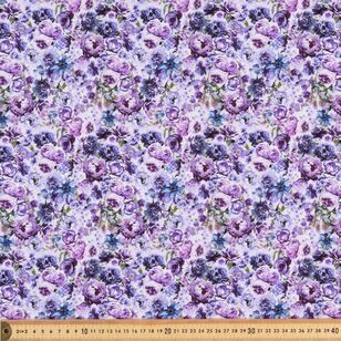 Timeless Treasures Purple Daze Mini Floral 112 cm Cotton Fabric Multicoloured 112 cm