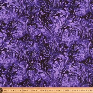 Timeless Treasures Purple Daze Oil Slick 112 cm Cotton Fabric Multicoloured 112 cm
