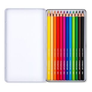 Staedtler Watercolour Pencil Tin 12 Pack Multicoloured 12 Pack