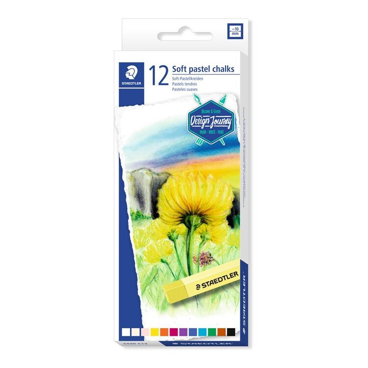Staedtler Design Journey Soft Pastel Chalks 12 Pack