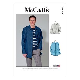 McCall's Sewing Pattern M8352 Men's Jacket White