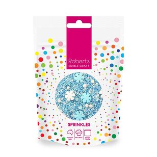 Roberts Edible Craft Snowflake Sprinkle Mix Multicoloured 80 g