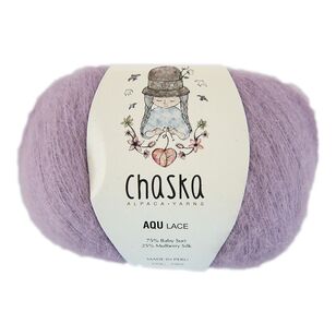 Chaska Aqu Alpaca Silk 50 g Yarn Lilac 50 g