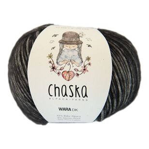 Chaska Patterns Chaska 8 Ply Wara 50g Yarn Black | Spotlight New Zealand