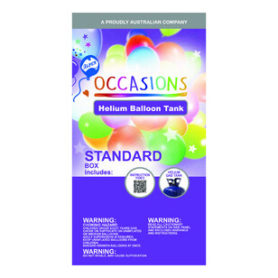 Occasions Standard Helium Tank Clear