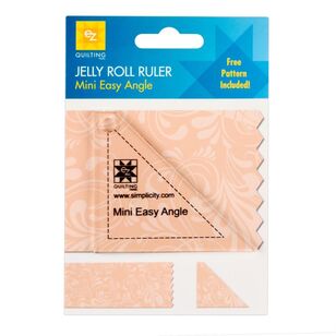 EZ Quilt Mini Easy Angle Jelly Roll Ruler Multicoloured