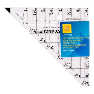 EZ Quilt Easy Angle Triangle Ruler 4.5