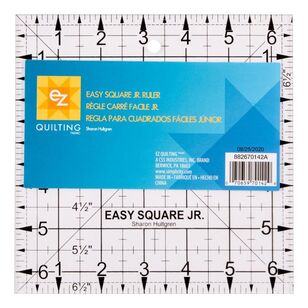EZ Quilt Easy Square Jr. Ruler Multicoloured